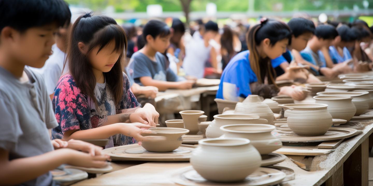 禹州钧瓷文化走进校园,万名学生体验拉坯技艺,传承千年技艺焕发新生